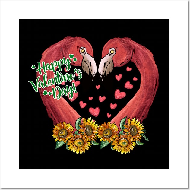 Happy Valentines Day Wall Art by LC Graphic Tees